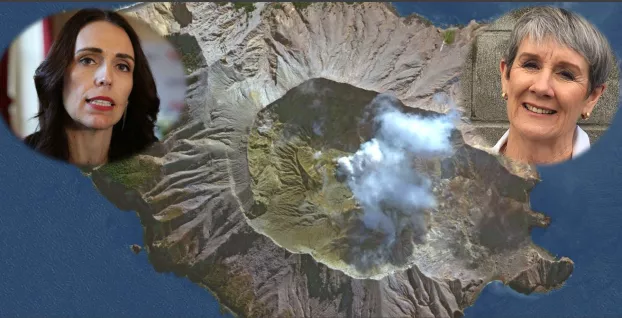 Fehér-sziget vulkánkitörés