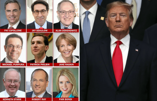 Trump és védői