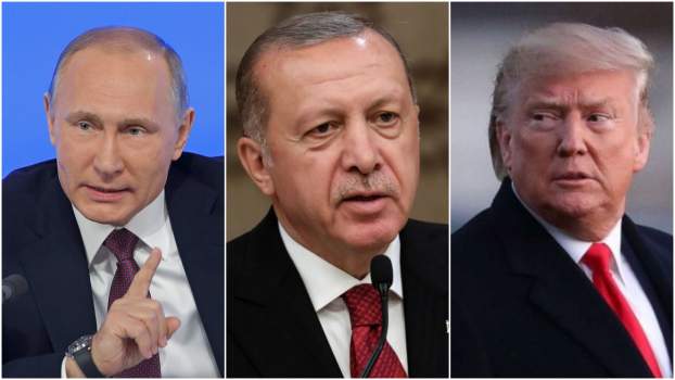 Szíria-Putyin-Erdogan-Trump