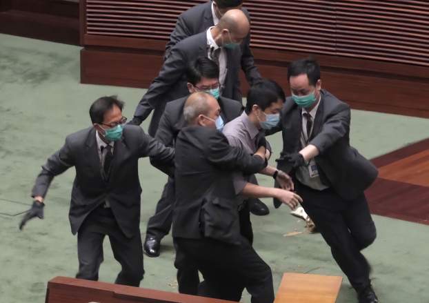 Hongkong parlament rendbontás