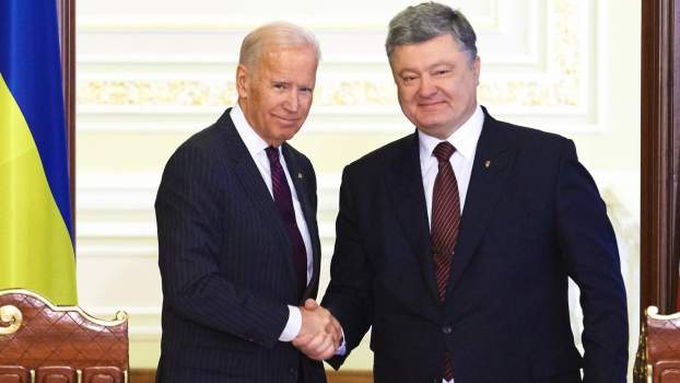 Joe Biden és Petro Porosenko