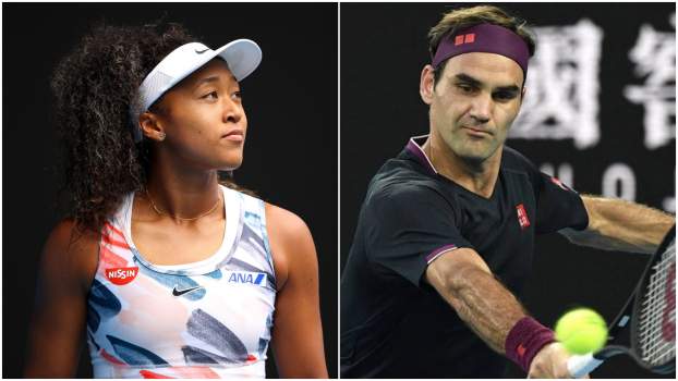 Oszaka Naomi és Roger Federer