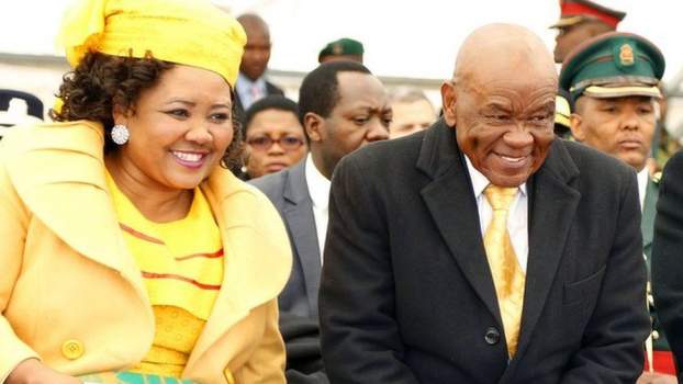Lesotho- Thomas Thanabé és neje