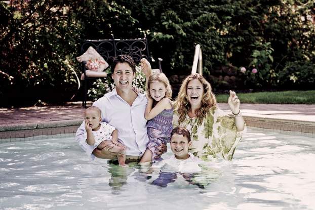 Justin Trudeau és családja