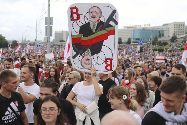 Minszk tüntetés