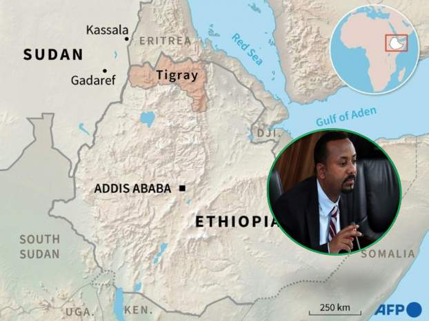 Etióp menekülők