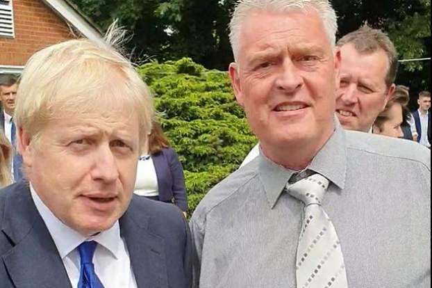 Boris Johnson és Lee Anderson