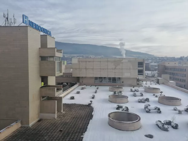 Rozsnyó kórház tél
