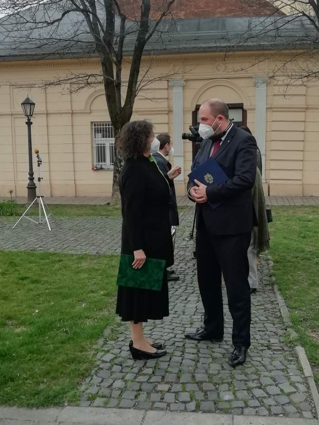 Hetey Ágota főkonzul, Jaroslav Polaček, Kassa főpolgármestere