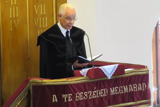 Balog Zoltán, a Magyarországi Református Egyház Zsinatának lelkészi elnöke