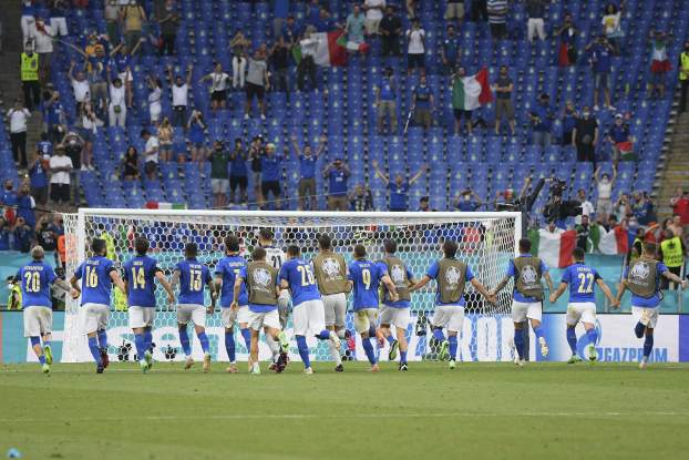 olasz válogatott siker