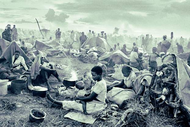 ruandai menekülttábor a 20. század végén
