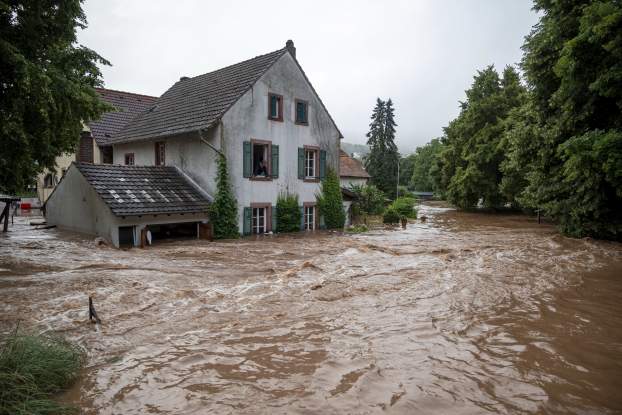 áradások Nyugat-Európában
