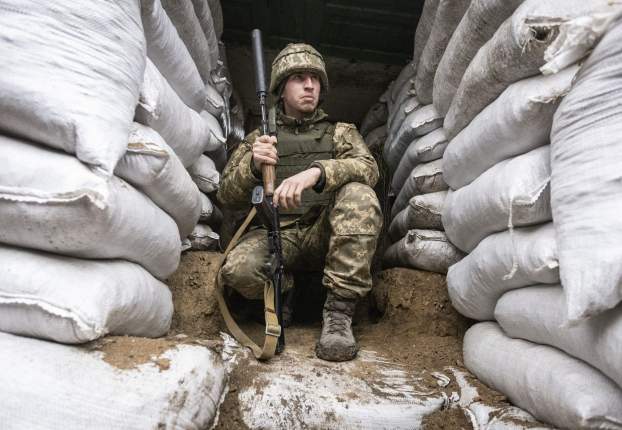 ukrán katona, fegyver