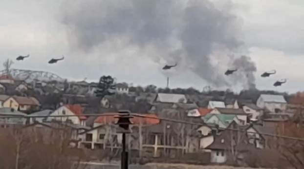 Ukrajna, helikopter, Kijev