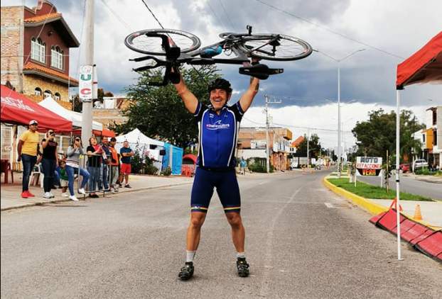 Szőnyi Ferenc a mexikói ötszörös Ironman versenyen