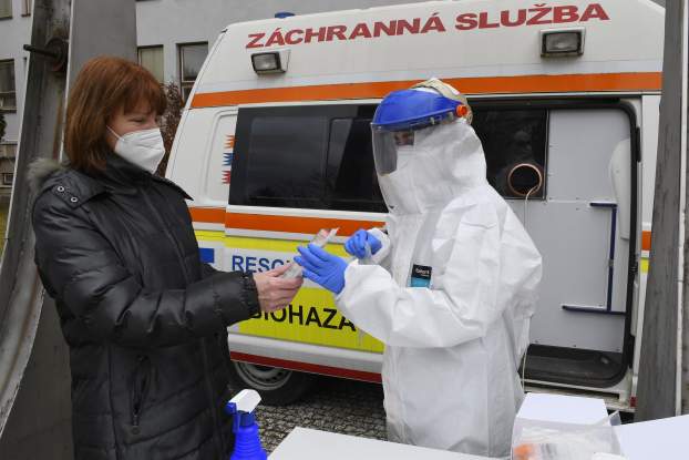 koronavírus Szlovákia teszt