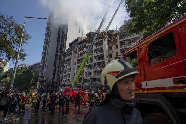 Kijev, lakóház, rakétatámadás