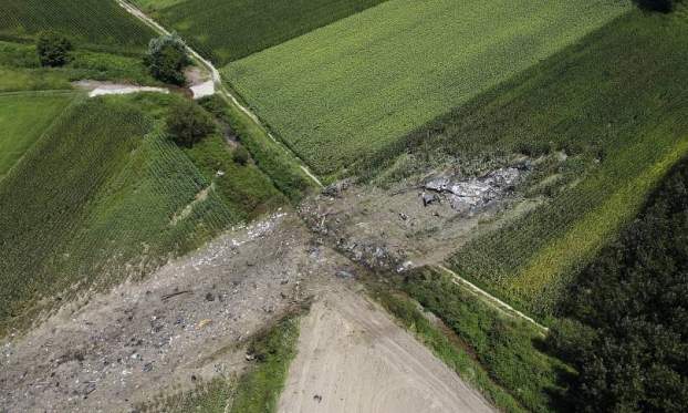 ukrán An-12 Görögország baleset