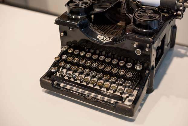írógép, újságírás
