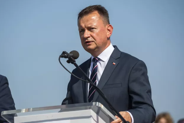 Mariusz Blaszczak lengyel védelmi miniszter