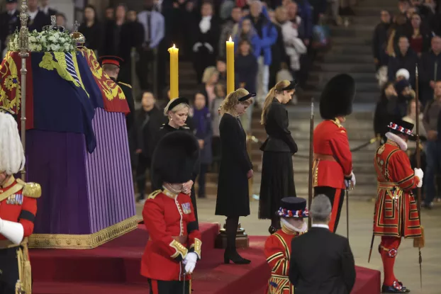 Erzsébet királynő temetése