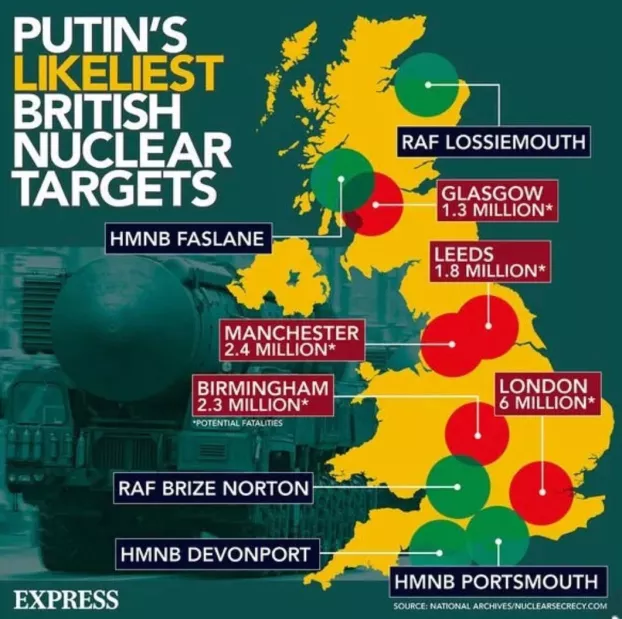 Orosz célpontok lehetnek Nagy-Britanniában