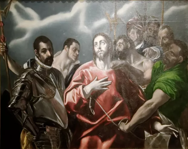 El Greco: Krisztust megfosztják ruháitól