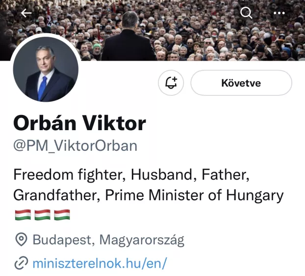 Orbán Viktor twitter