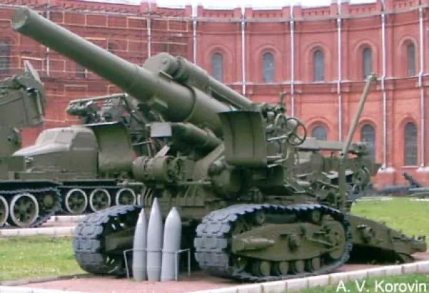 szovjet ágyú