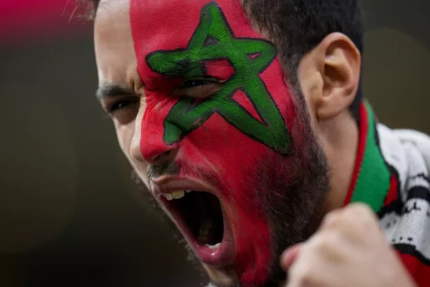 foci-vb 2022, marokkói szurkoló