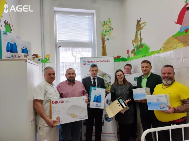 Ajándéközönben részesült a komáromi kórház gyermekosztálya