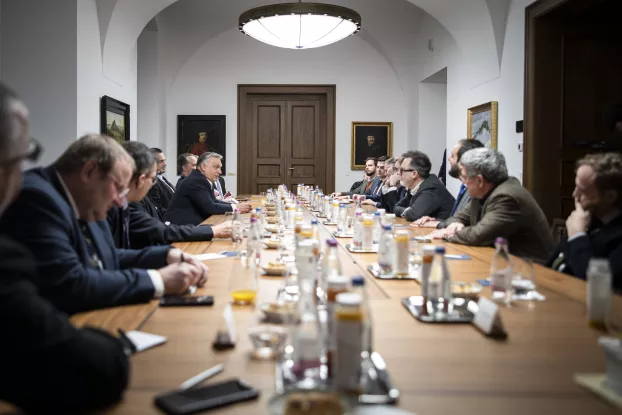 Orbán Viktor fogadta az MCC képviselőit