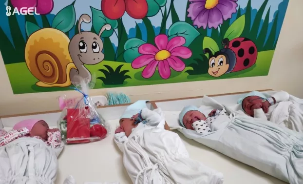  Az idei mágikus időpontban újabb négy baba született a komáromi kórházban