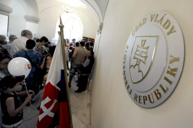 szlovák kormány épülete
