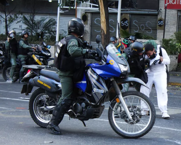 Venezuela rendőrség, illusztráció