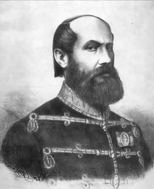  Beniczky Lajos honvéd ezredes és kormánybiztos. 