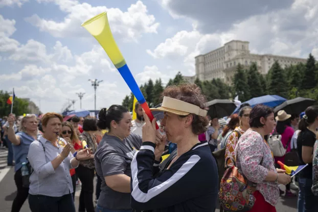 Románia pedagógusok sztrájk
