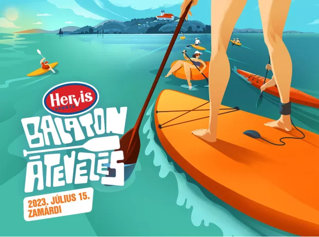 Balaton-átevezés Zamárdi 2023