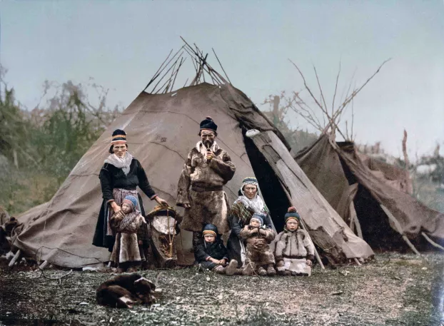Számi család 1890-ben
