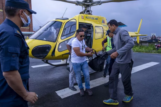 Nepál lezuhant helikopter