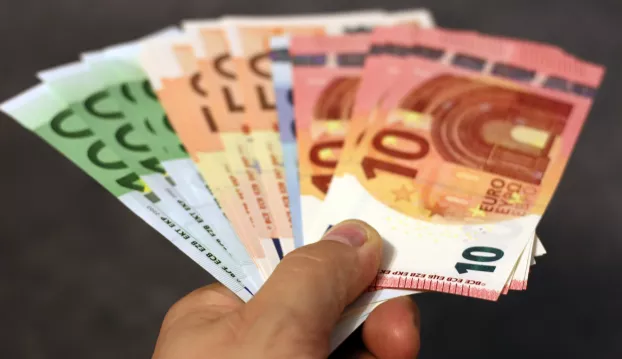 euro készpénz