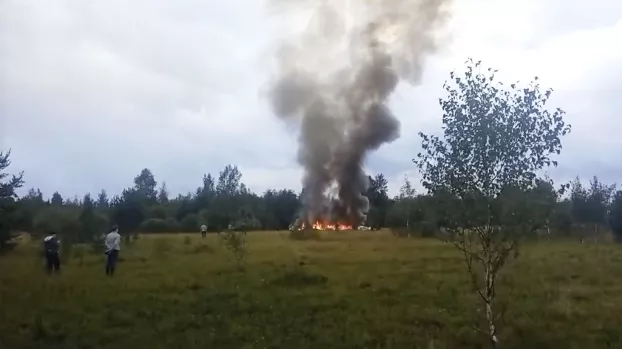 Jevgenyij Prigozsin lezuhant repülőgép