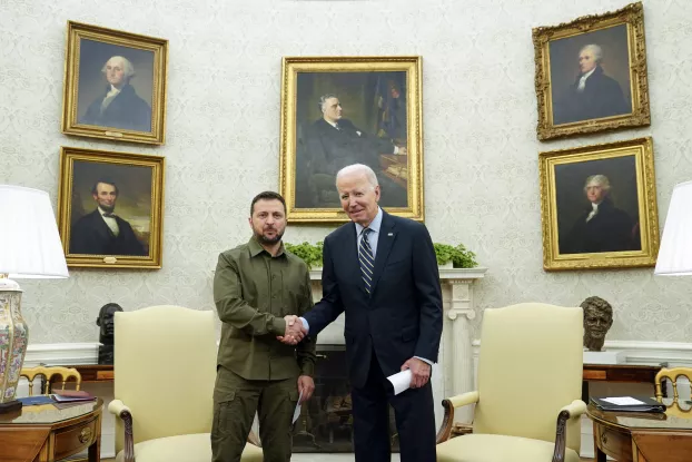 Joe Biden és Zelenszkij