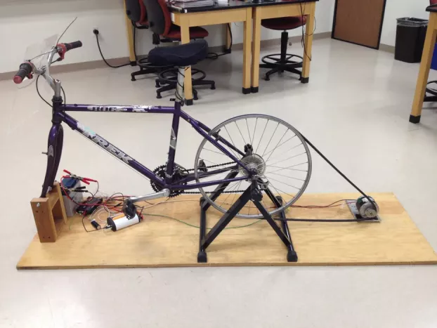 bicikli áramfejlesztő