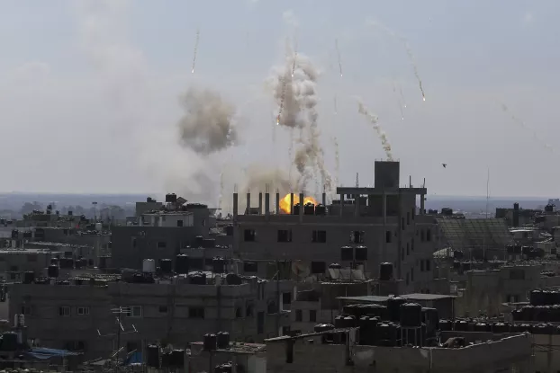 Gázai övezet légitámadás