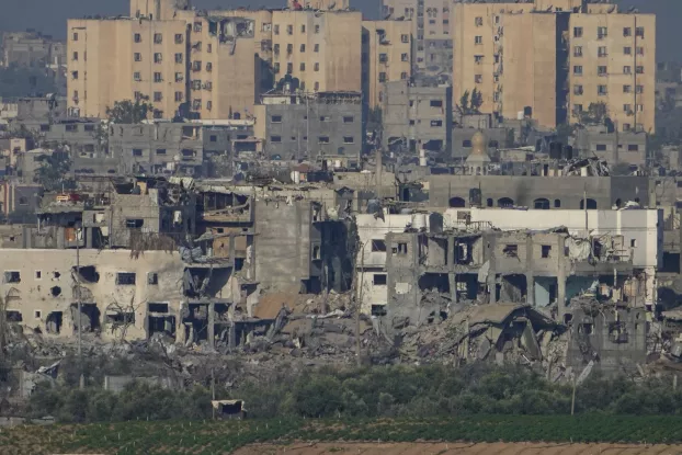 2023-10-17 Gázai övezet bombázás