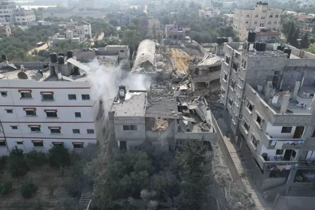 Légitámadások Dajr al-Balah városában