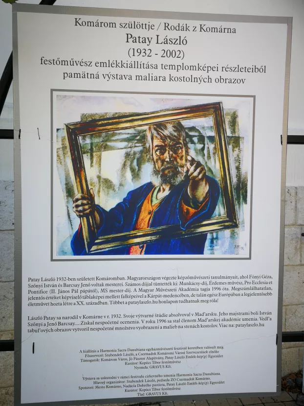  Patay László, Munkácsy-díjas festőművész templomképei szülővárosában, Komáromban KÉPEKKEL