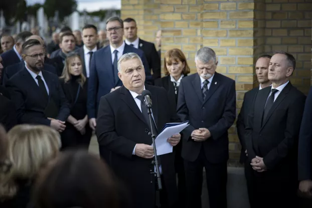 2023-11-04 Pásztor István temetése Orbán Viktor